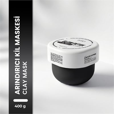 Arındırıcı Kil Maskesi 300 ML – Kaolin & Bentonite İçerikli Gözenek Temizleyici Detox Clay Mask
