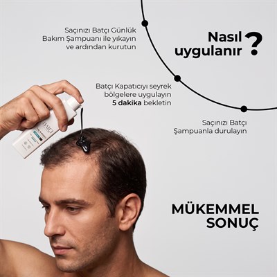 Batçı Saç Kapatıcı 30 ML 2 Adet + Sülfatsız Parabensiz Şampuan
