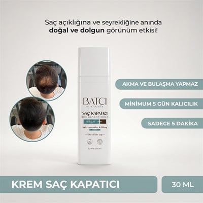 Batçı Hair Concealer Volumizer Liquid Cream 30 ml
