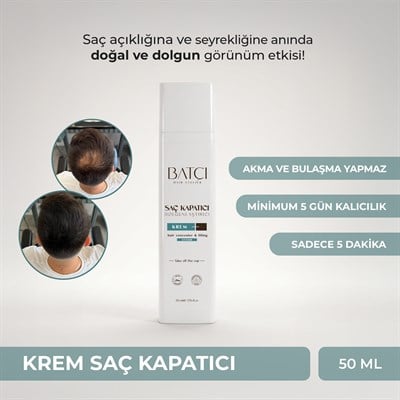 Batçı Hair Concealer Volumizer Liquid Cream 50 ml