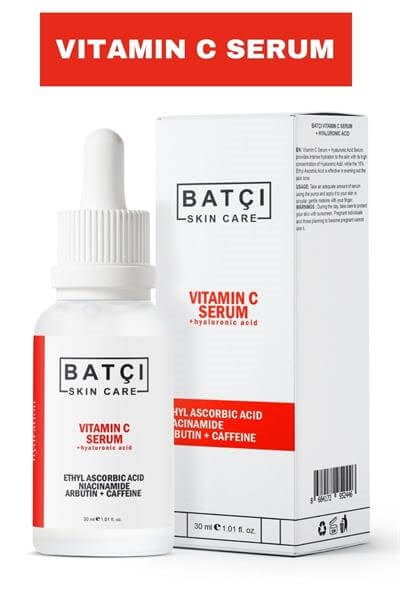 C vitamini, Arbutin, Kafein ve Niacinamide İçeren Aydınlatıcı & Canlandırıcı Serum 30 ML