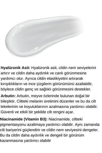 Cilt Beyazlatıcı Aydınlatıcı ve Cilt Tonu Eşitleyici Krem 50 ML