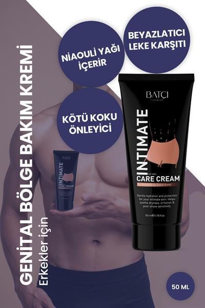 Erkekler için Genital Enfeksiyon Giderici ve Koku Önleyici Nioli Yağı İçerikli Krem 50 ml