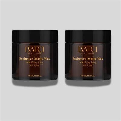 Exclusive Matte Güçlü Tutucu Saç Şekillendirici Mat Wax 100ml 2li Avantajlı Set