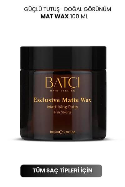 Exclusive Matte Güçlü Tutucu Saç Şekillendirici Mat Wax 100ml 2li Avantajlı Set