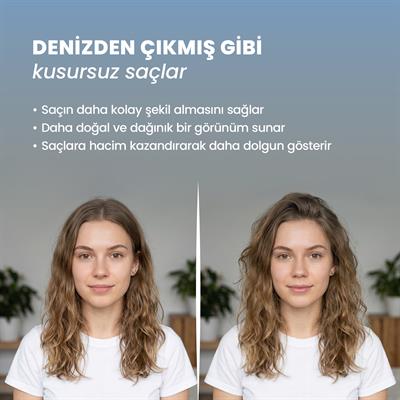 Hacim Ve Dolgunluk Veren Deniz Tuzu Saç Spreyi 200 ml
