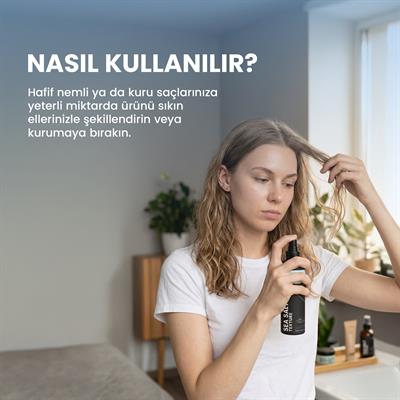 Hacim Ve Dolgunluk Veren Deniz Tuzu Saç Spreyi 200 ml