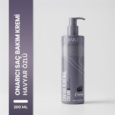 Havyarlı Saç Kremi– Yıpranmış Saçlar İçin Onarıcı & Koruyucu Durulanmayan Krem