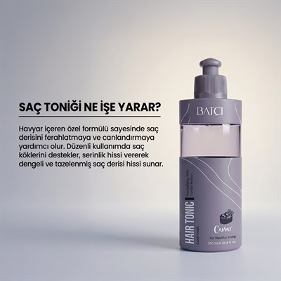 Havyarlı Saç Toniği – Güçlendirici, Kök Besleyici