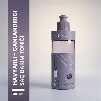 Havyarlı Saç Toniği – Güçlendirici, Kök Besleyici