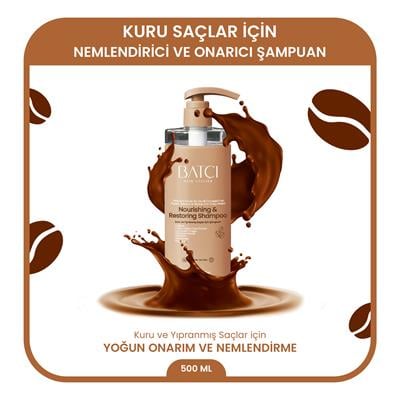 Kuru ve Yıpranmış Saçlar için Nourishing & Restoring Keratin, Kolajen içerikli Şampuan 250 ML