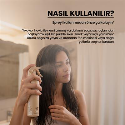 Kahveli Çift Fazlı Saç Bakım Fön Sütü 200 ML Besleyici Koruyucu Etkili