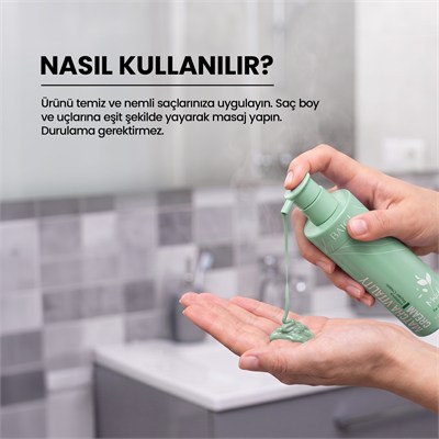 Maça Çaylı Saç Kremi– Yıpranmış Saçlar İçin Onarıcı & Antioksidan Krem