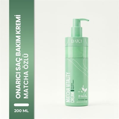 Maça Çaylı Saç Kremi– Yıpranmış Saçlar İçin Onarıcı & Antioksidan Krem
