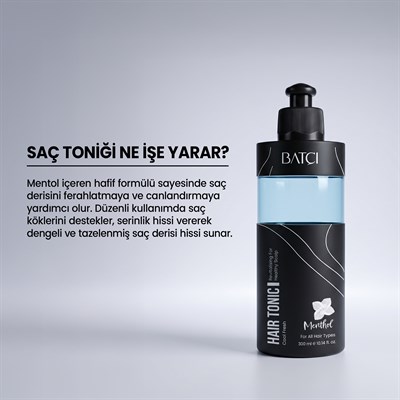 Mentollü Saç Toniği – Ferahlatıcı, Kök Canlandırıcı