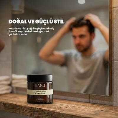 Orta Tutuşlu Mat Wax