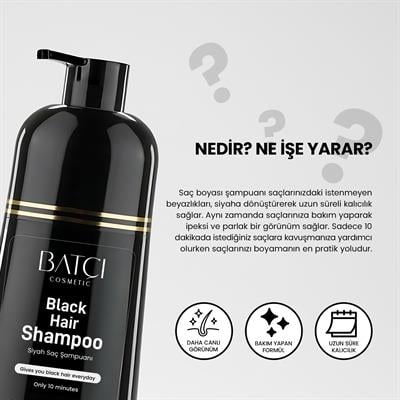 Saç Siyahlaştıran Anında Etkili Beyaz Kapatıcı Şampuan