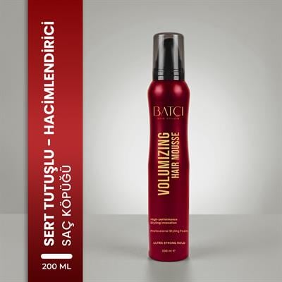 Sert Tutuşlu Hacim ve Bukle Belirginleştirici Saç Köpüğü