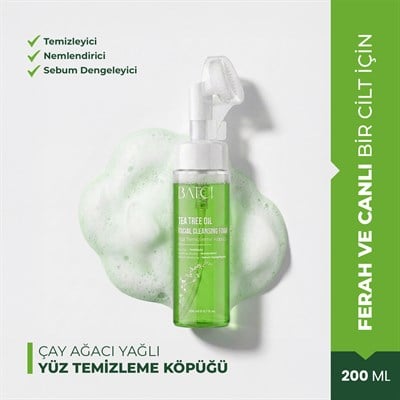 Çay Ağaçı Özlü Yüz Temizleme Köpüğü 200 ml