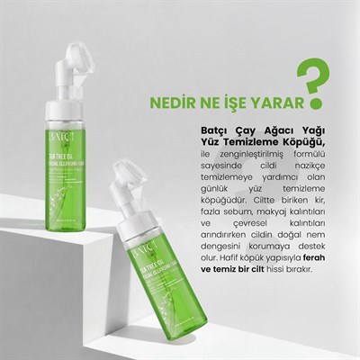 Çay Ağaçı Özlü Yüz Temizleme Köpüğü 200 ml