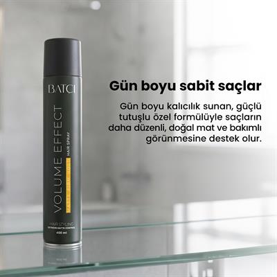 Volume Effect Matte Firm Hold Saç Spreyi 400 ML Mat Güçlü Tutuş Etkili