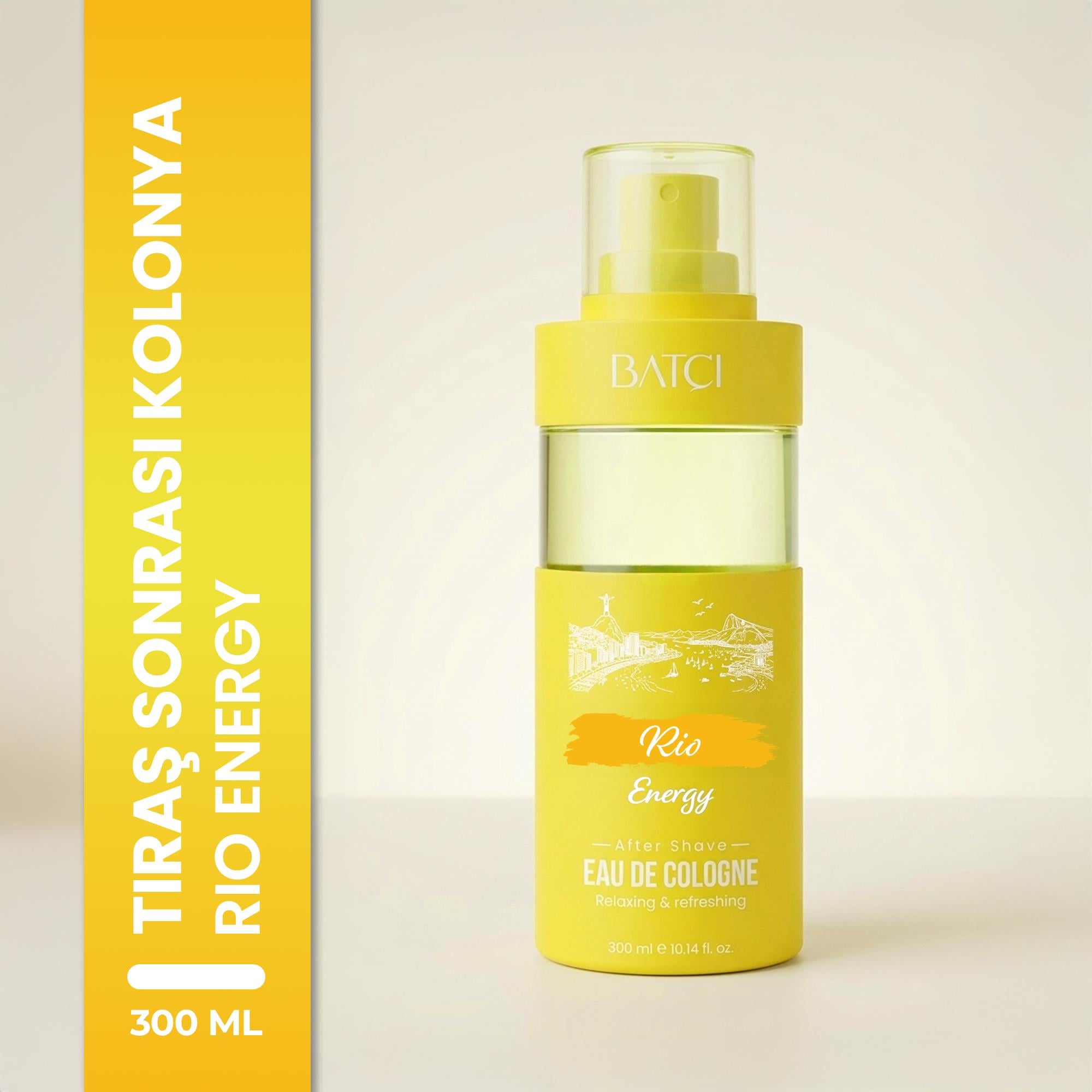 Ferahlatıcı ve Canlandırıcı Tıraş Sonrası Kolonya Rio 300 Ml