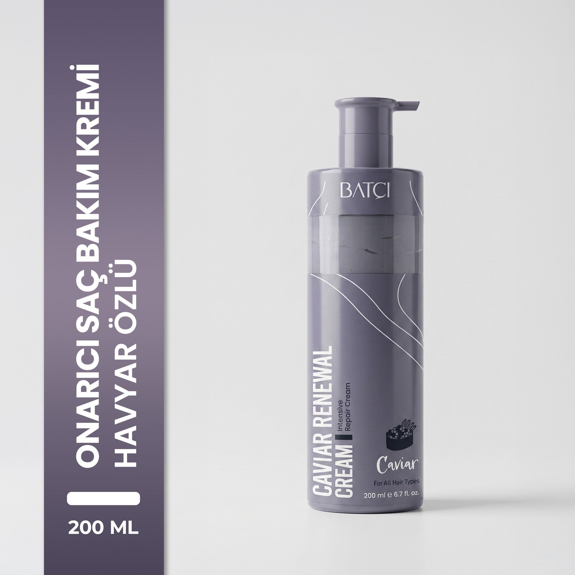 Havyarlı Saç Kremi– Yıpranmış Saçlar İçin Onarıcı & Koruyucu Durulanmayan Krem
