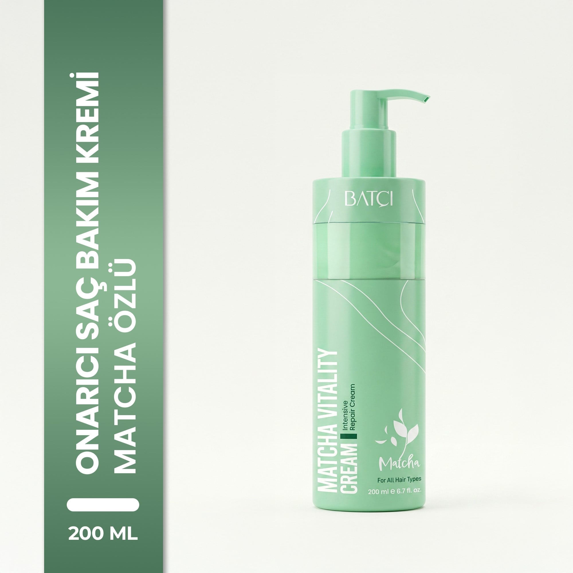 Maça Çaylı Saç Kremi– Yıpranmış Saçlar İçin Onarıcı & Antioksidan Krem