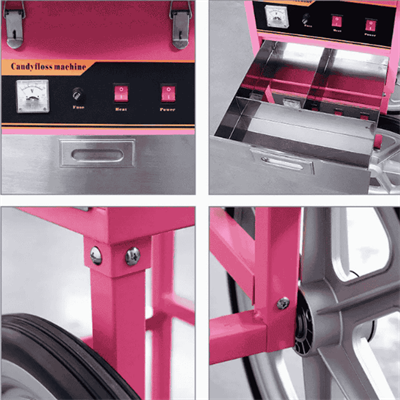 By Kitchen DPH-01 Arabalı Pamuk Şeker Makinesi