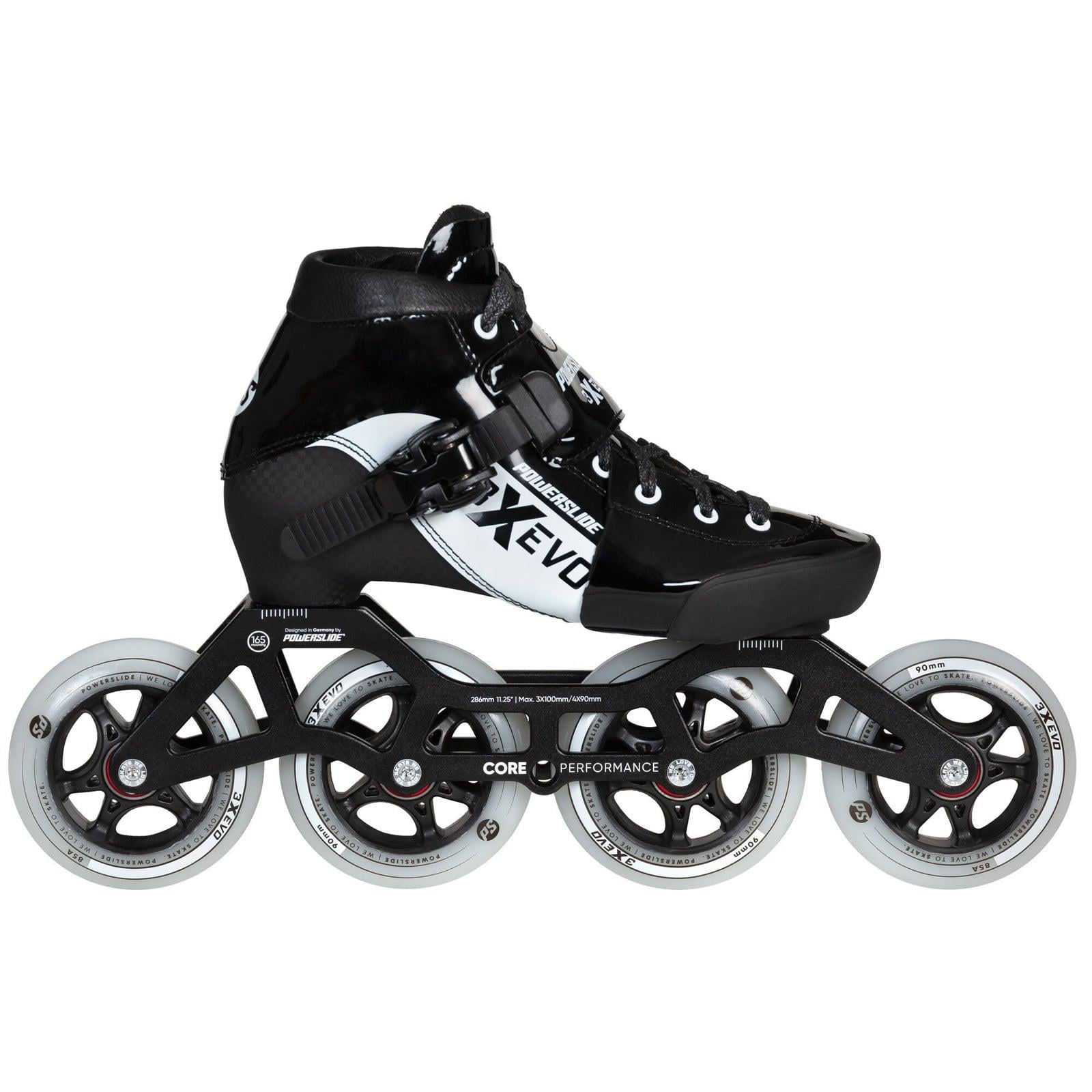 3X adj. Evo Black / White Racing Paten