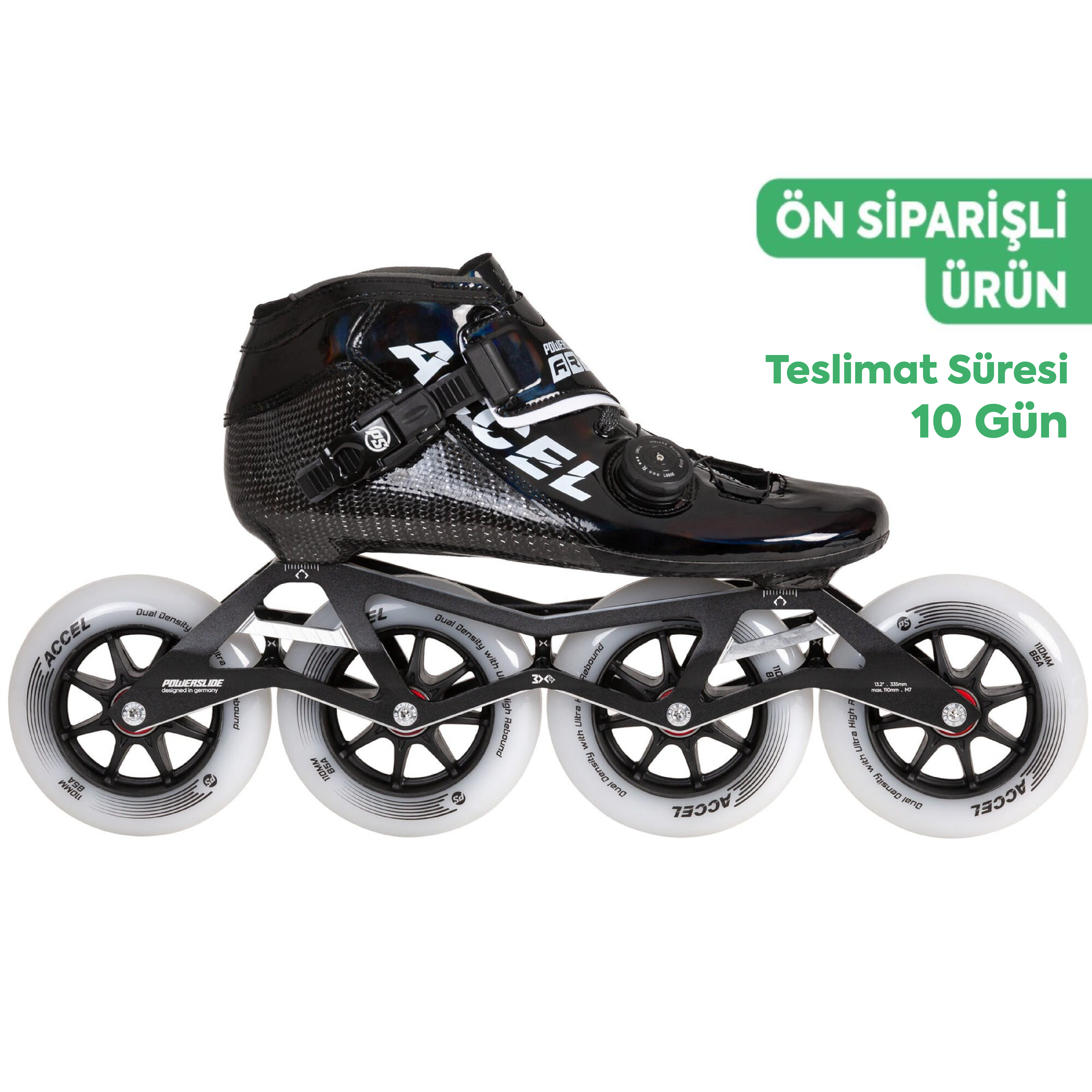 ACCEL Black 110 Racing Paten