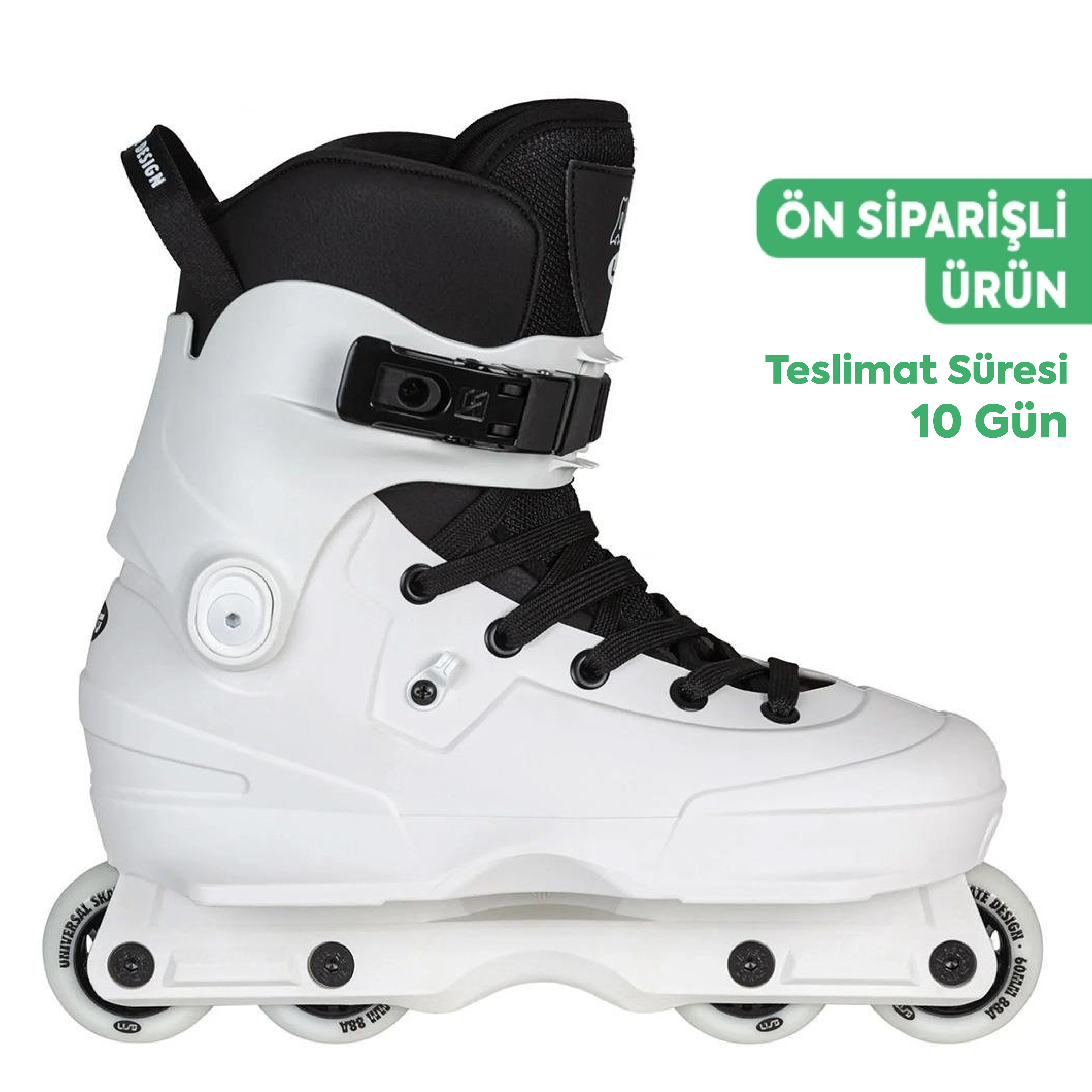 Aeon Team 60 White Agresif Paten