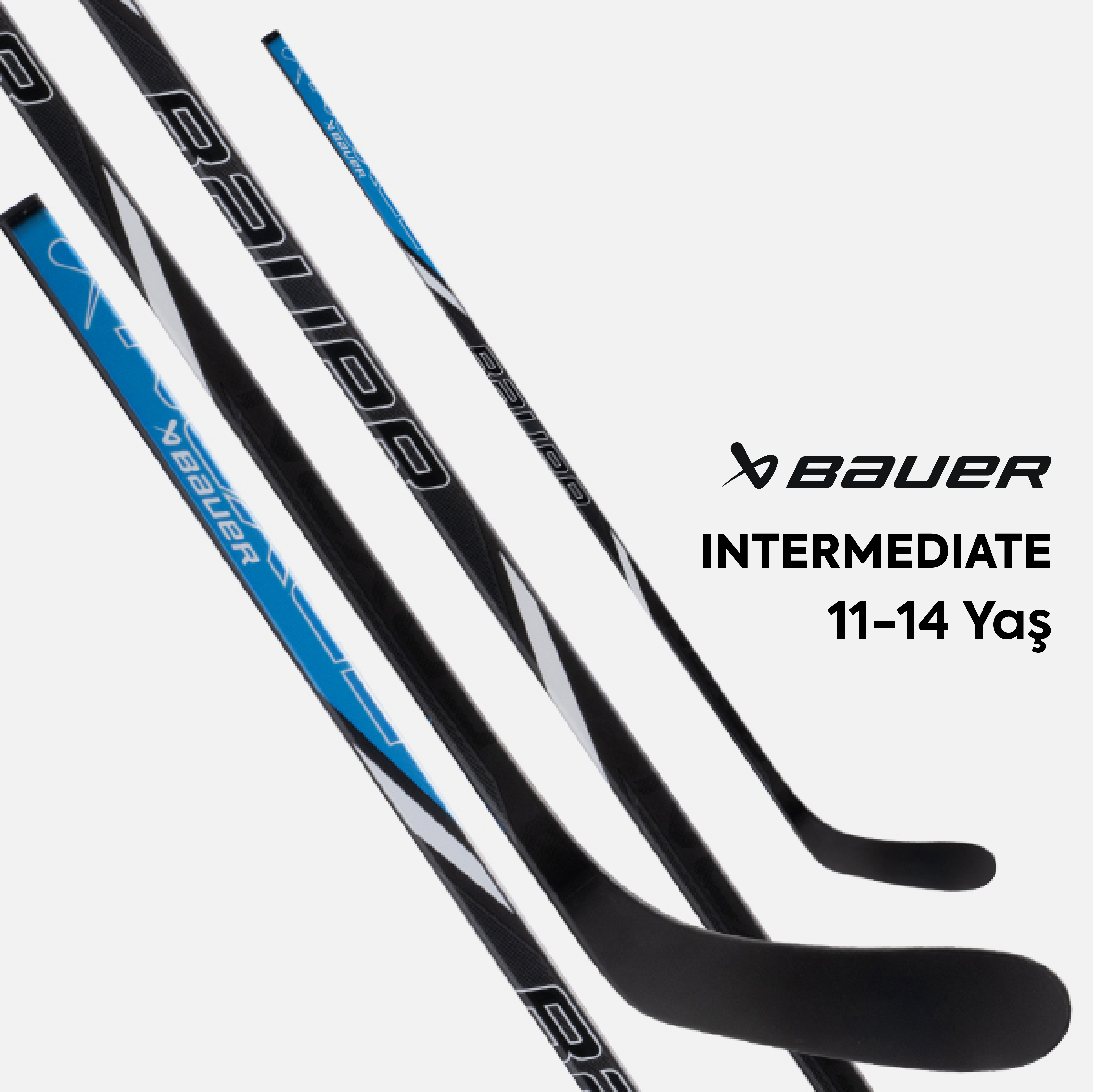 BAUER Nexus E40 Intermediate / 145 cm / 65 Flex / P92 Kaşık / Sağ Hokey Sopası