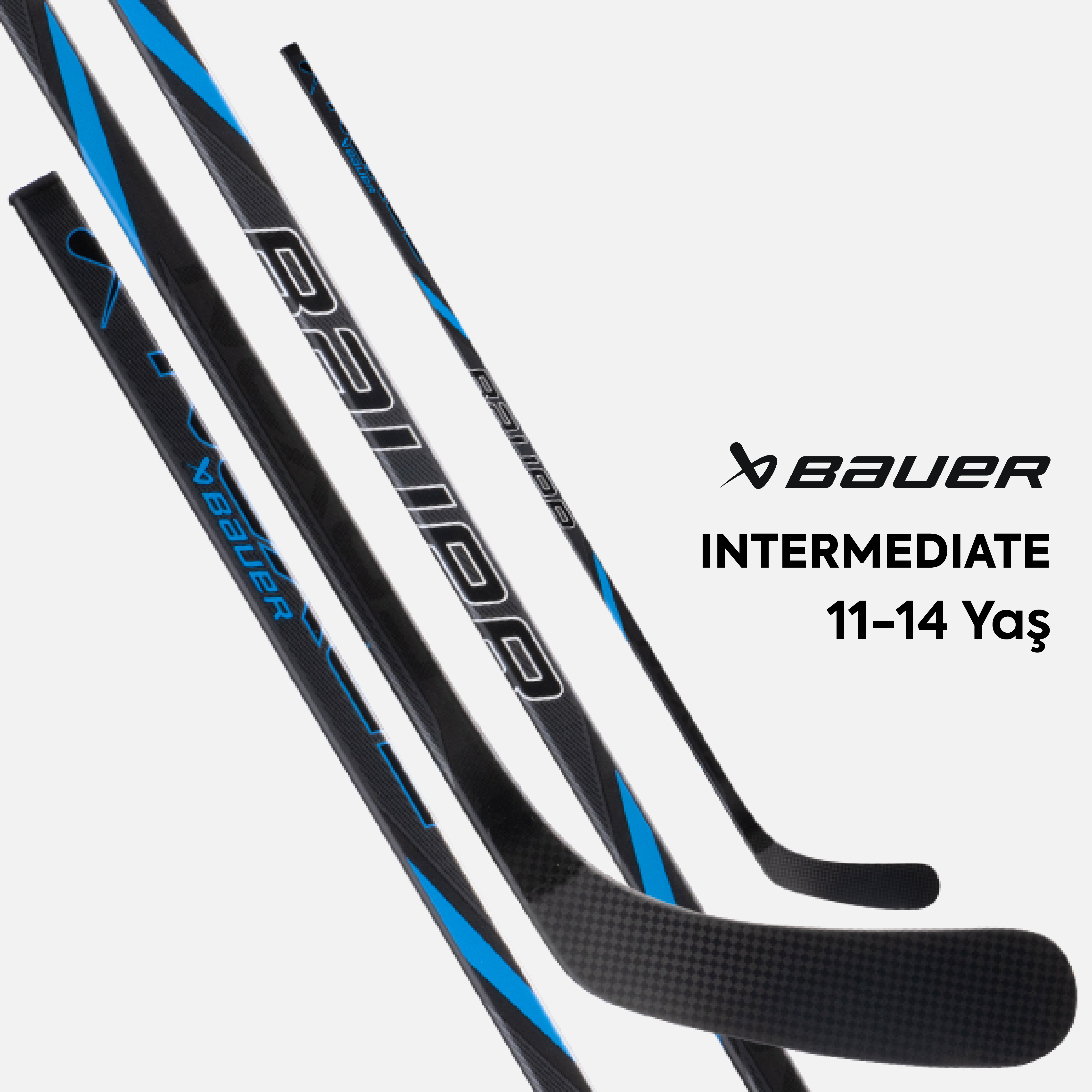 BAUER Nexus E50 PRO Intermediate / 147 cm / 65 Flex / P92 Kaşık / Sol Hokey Sopası