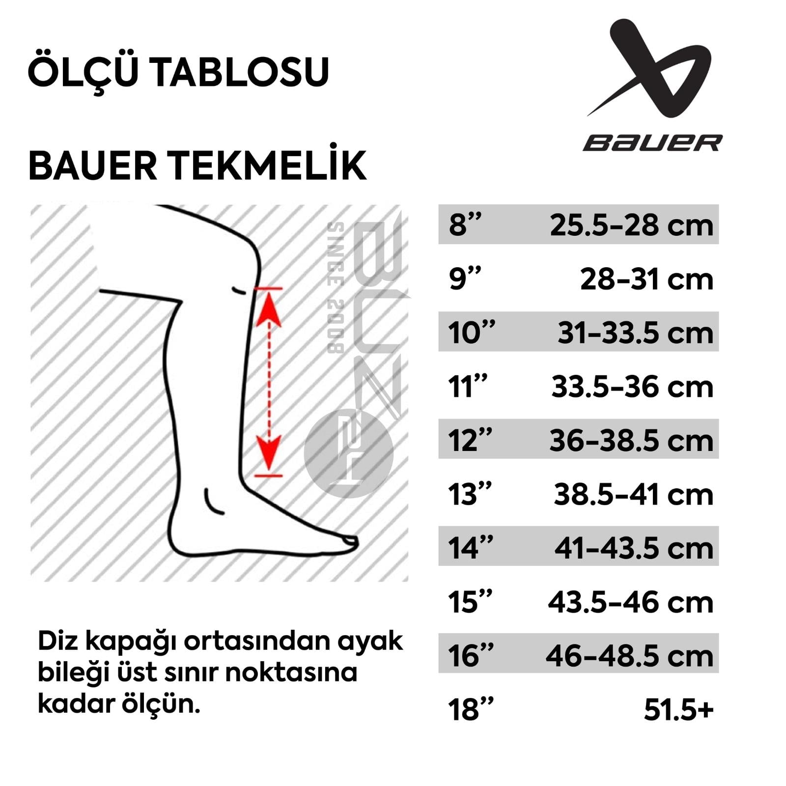 BAUER X S24 Bambini Youth Hokey Dizlik