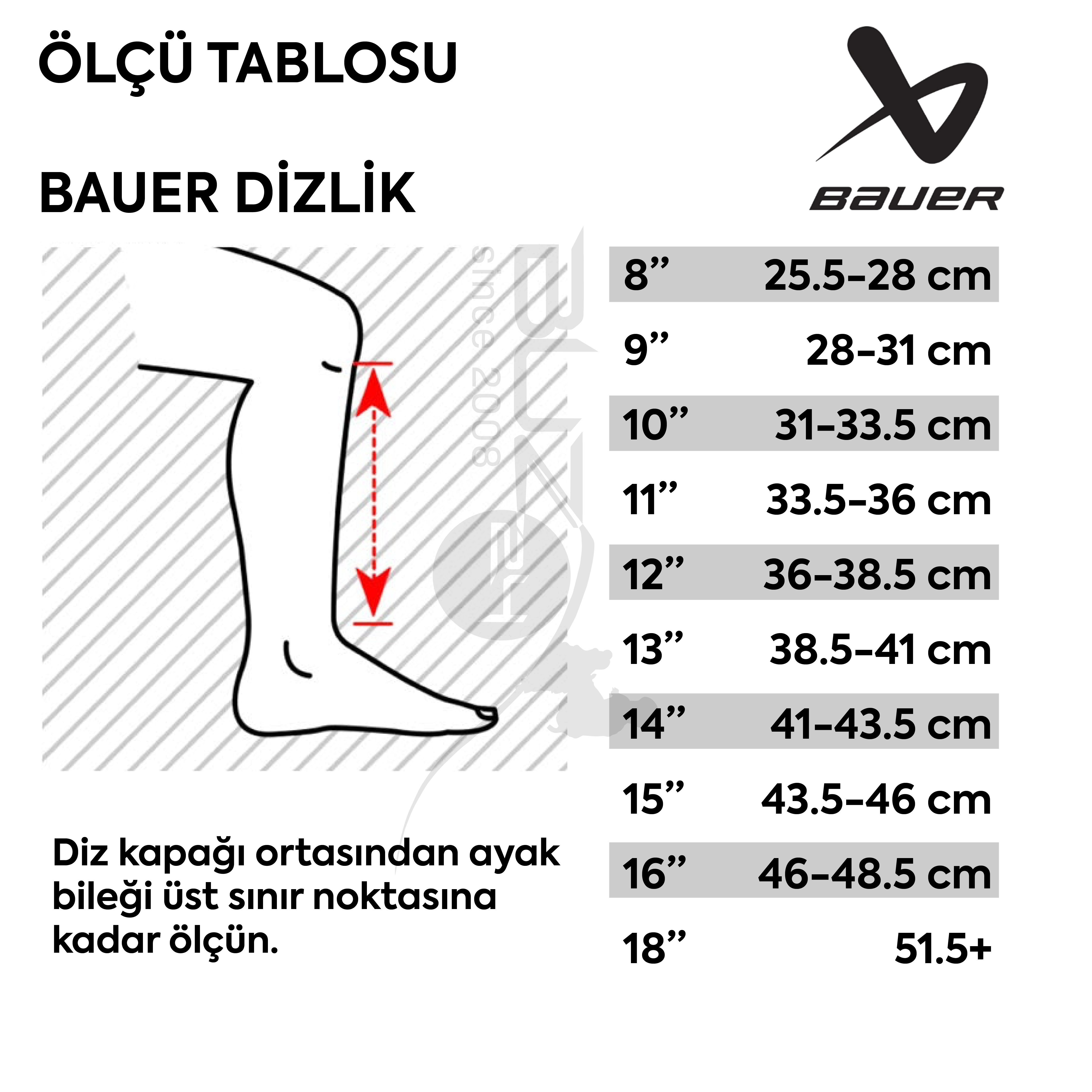 Bauer X Senior Hokey Dizlik