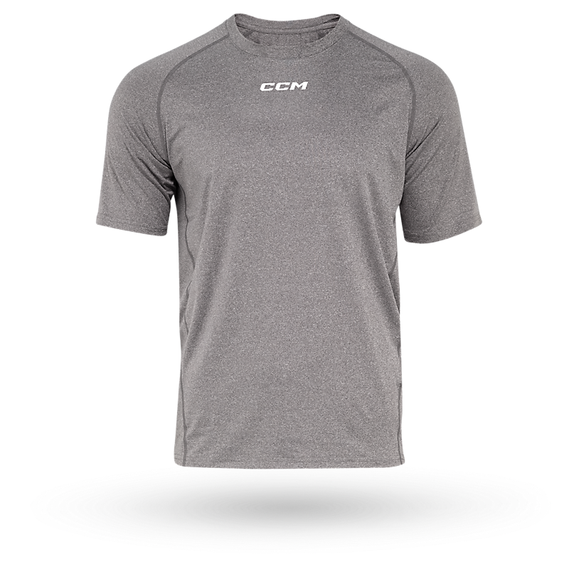 CCM Kompresyonsuz Kısa Kollu Gri Tişört