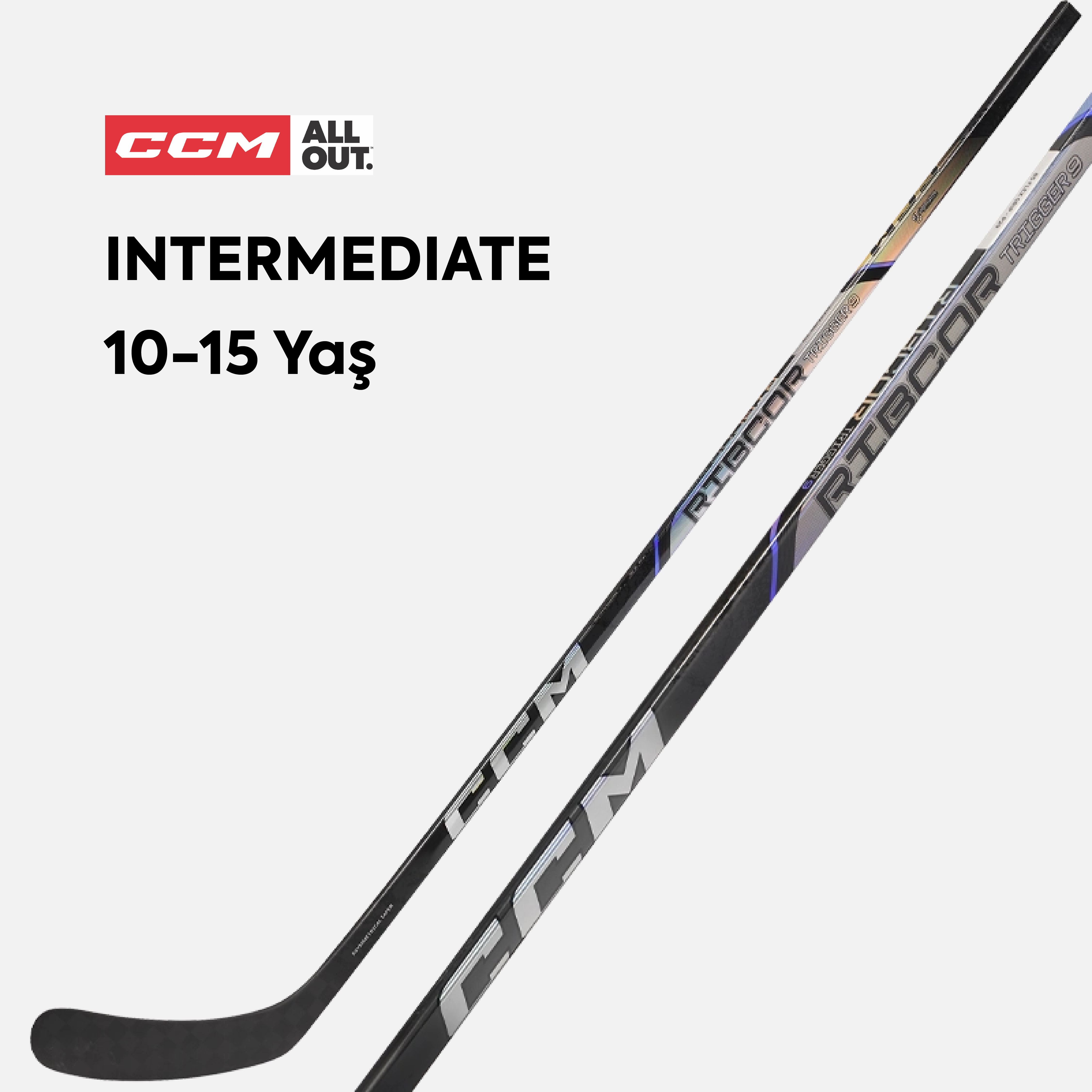 CCM Ribcor Trigger 9 Intermediate 65 Flex / 29 Kaşık / Sol Hokey 