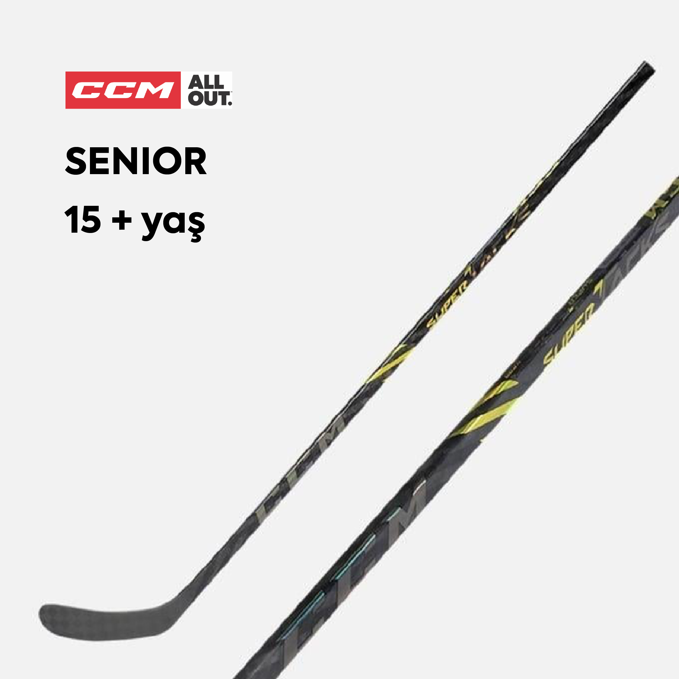 CCM Super Tacks AS4 Pro Senior 85 Flex P5 Kaşık Sol Hokey Sopası