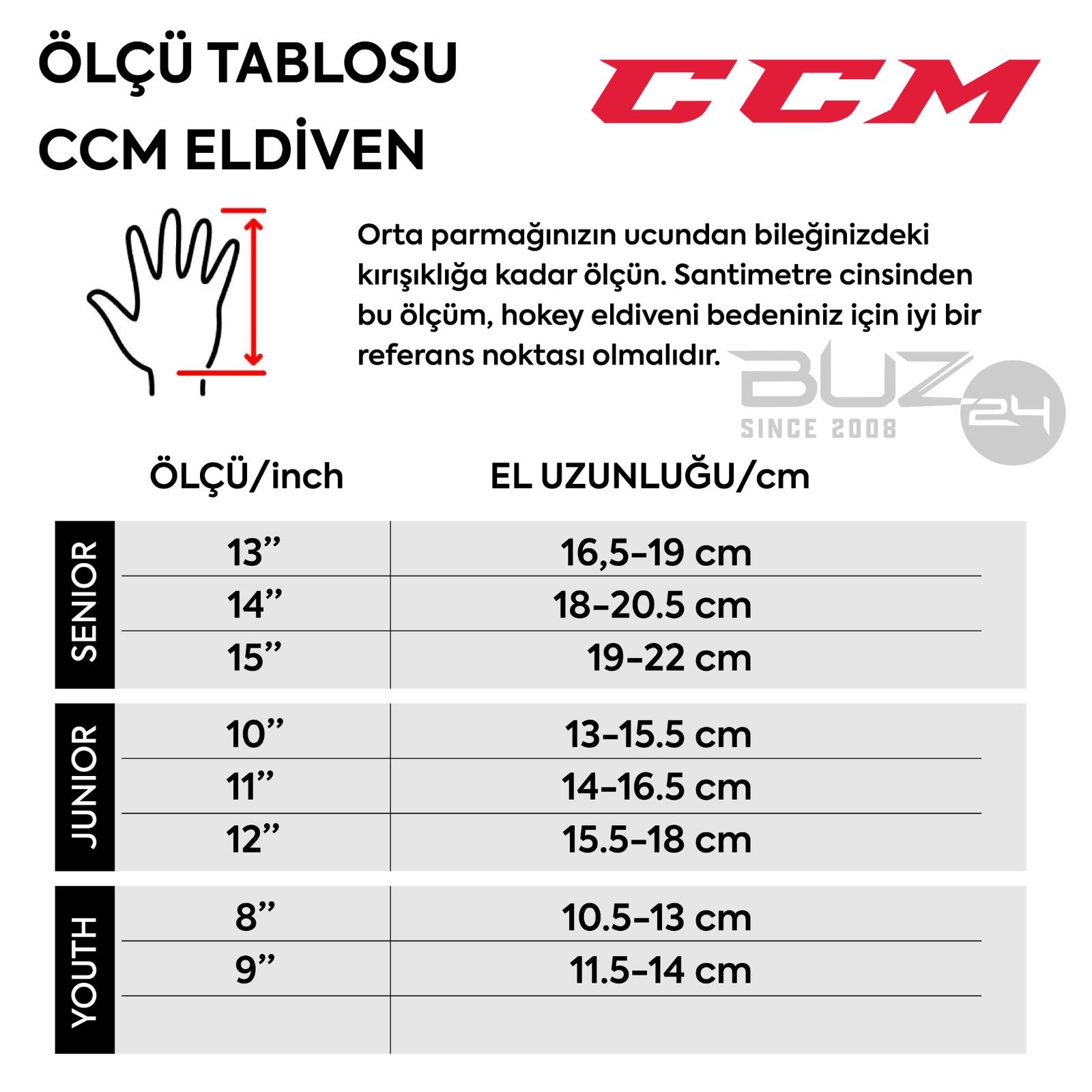 CCM Tacks As550 Youth Hokey Eldiveni