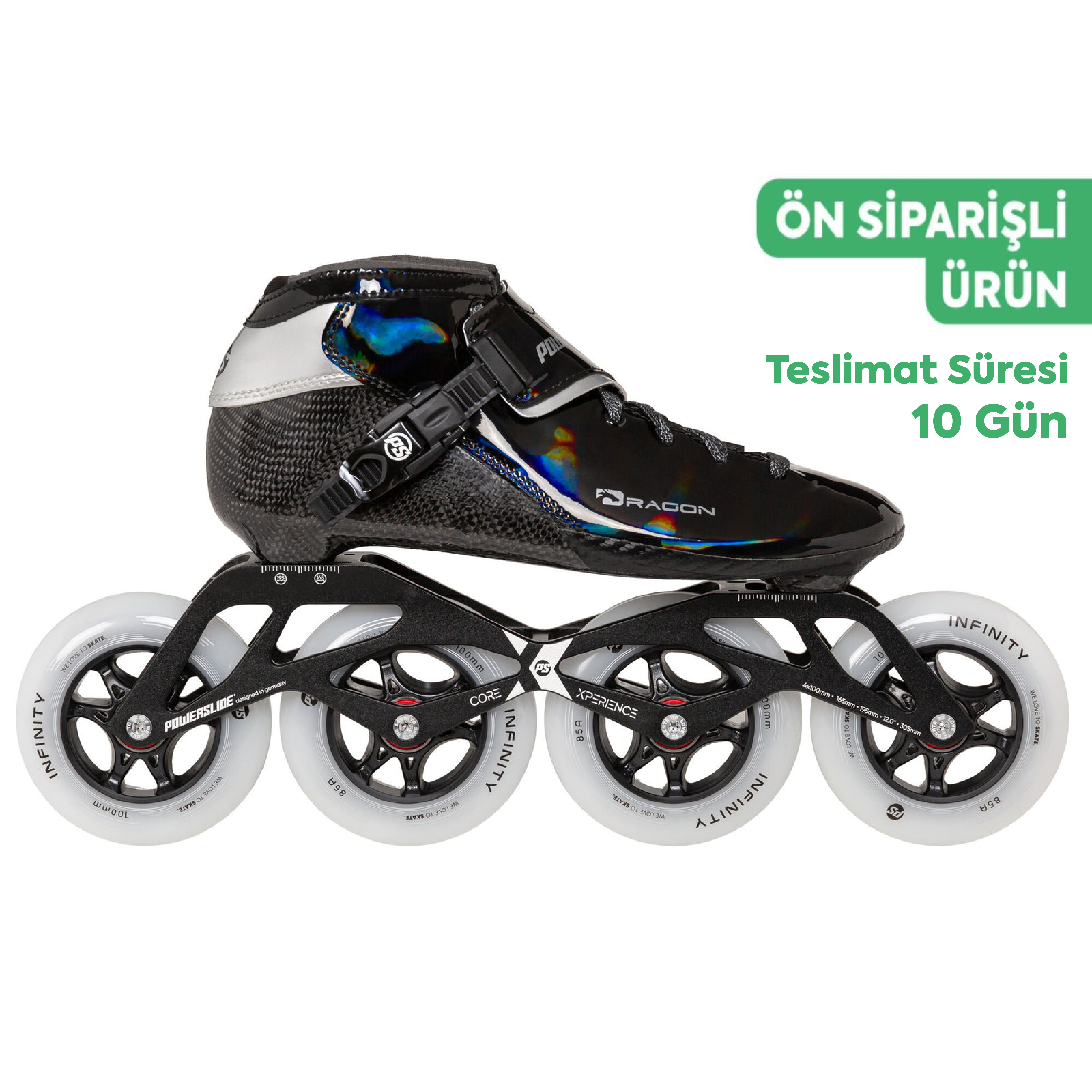 Dragon Black 100 Racing Paten