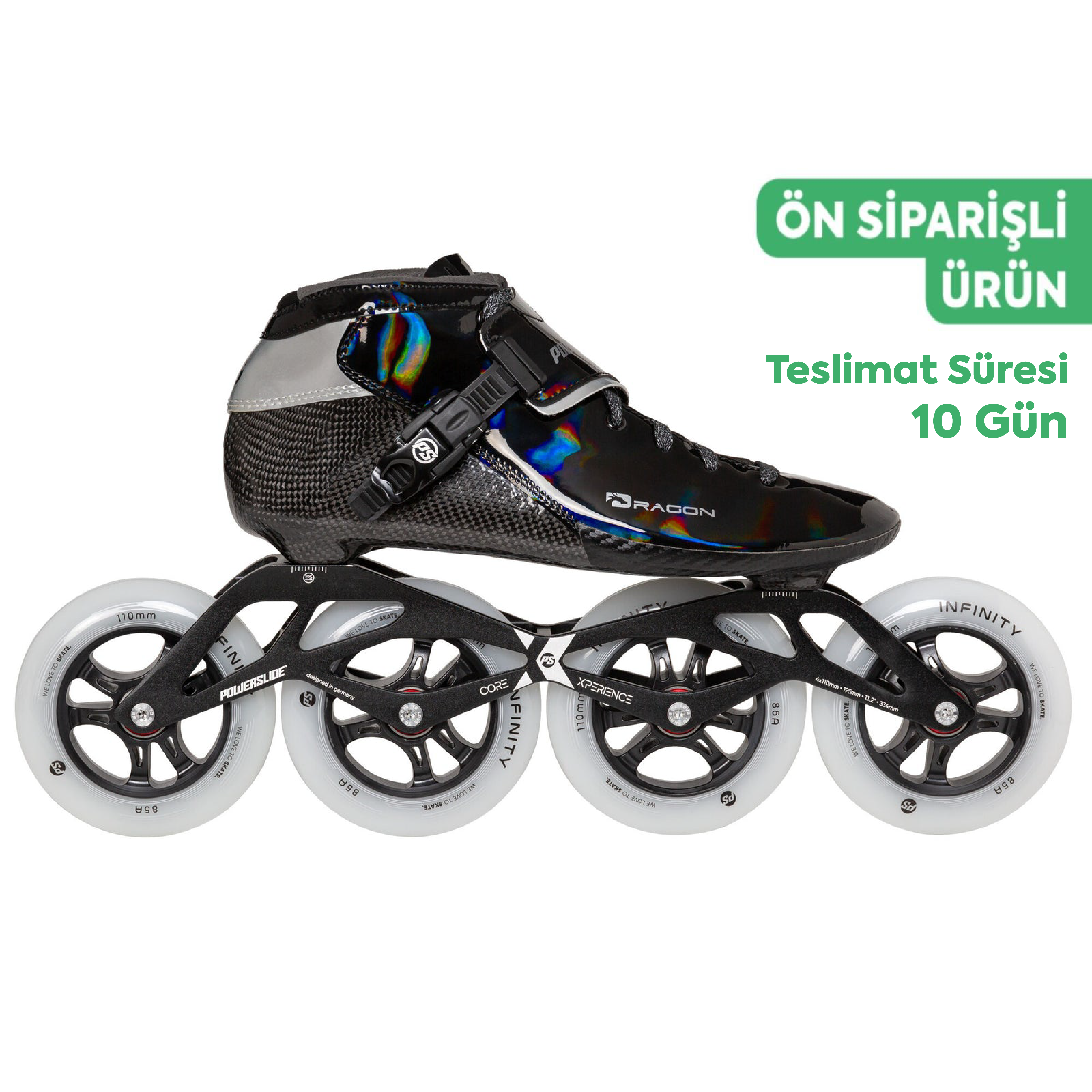 Dragon Black 110 Racing Paten