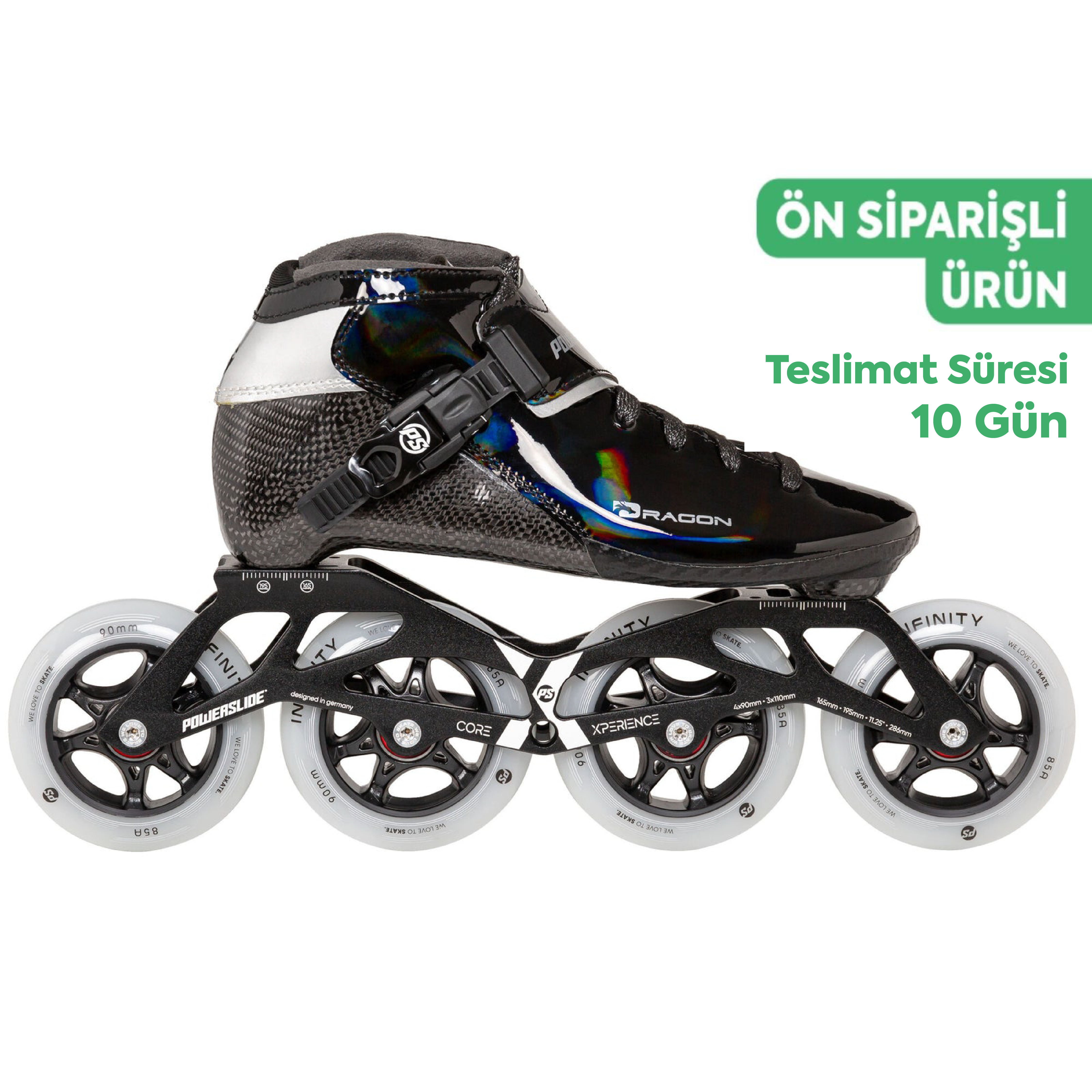 Dragon Black 90 Racing Paten