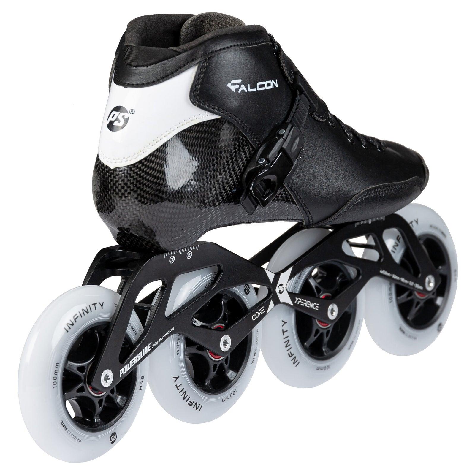 Falcon Black 4X100 Racing Paten