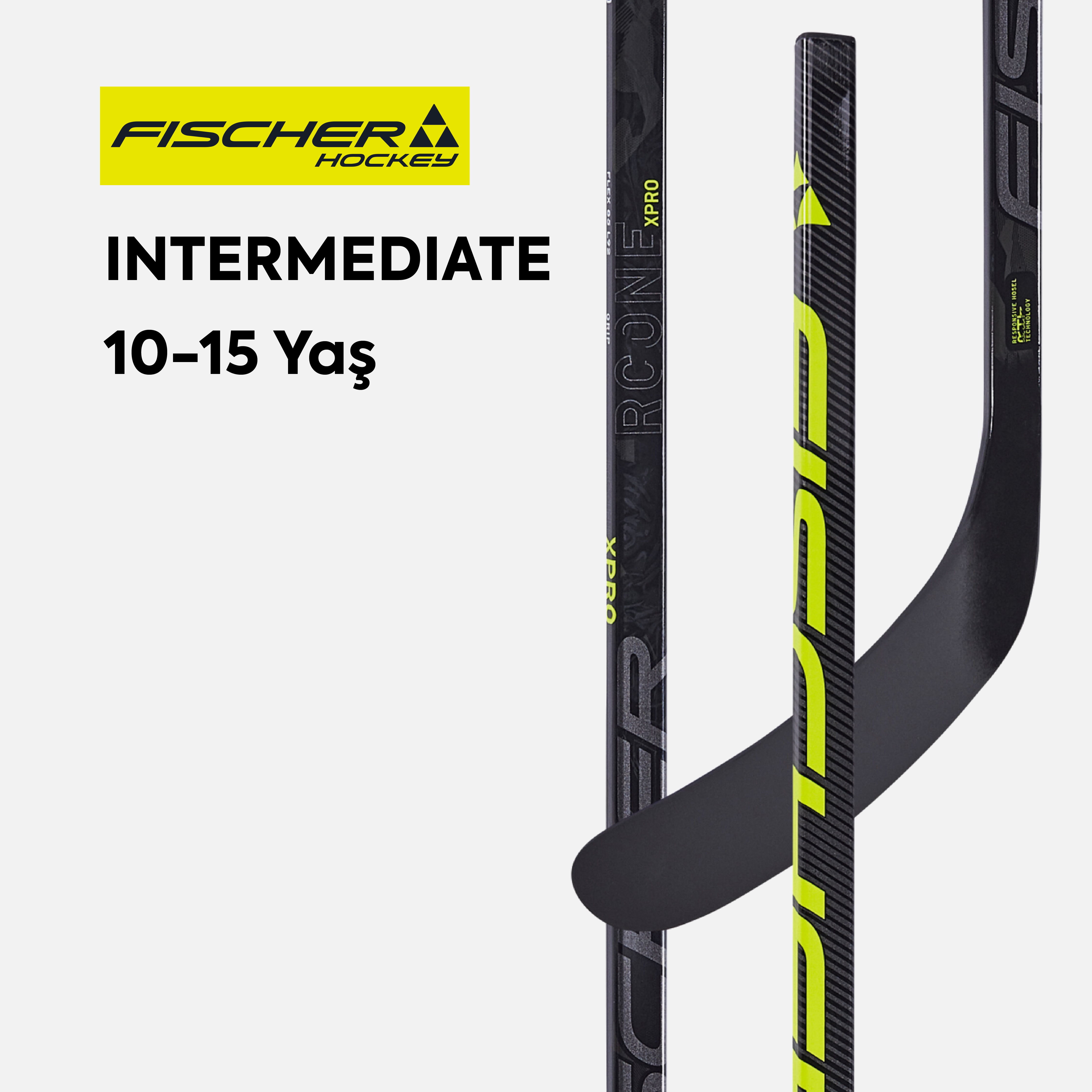 FISCHER RC ONE XPRO INT 148 cm / 65 Flex / 92 Kaşık / Sol Hokey Sopası