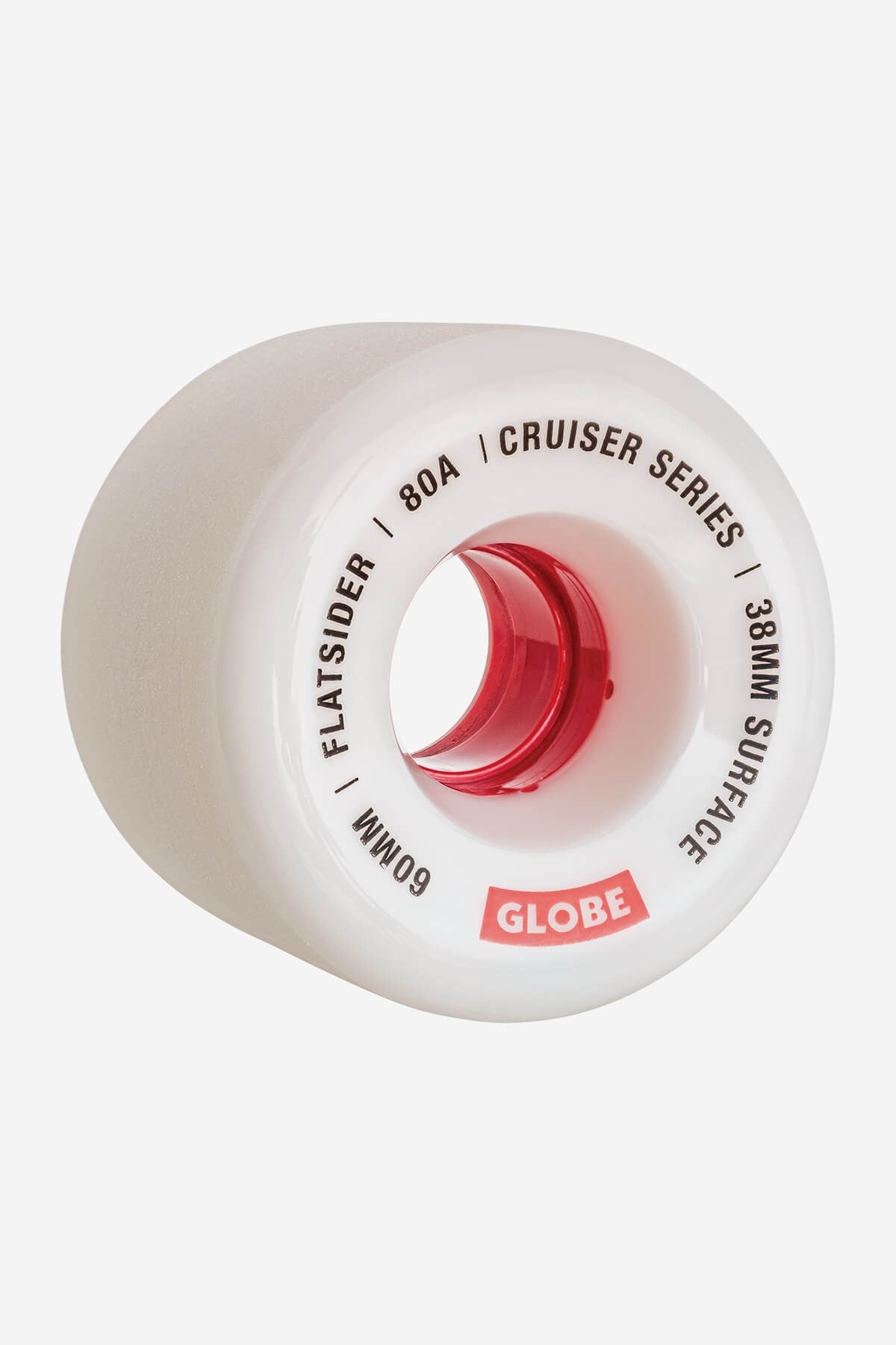 GLOBE FLATSIDER CRUISER WHEEL 60MM - WHITE/RED Tekerlek Seti