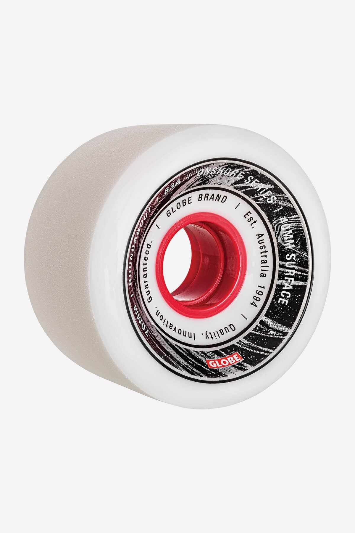 GLOBE ROUNDABOUT ONSHORE WHEEL 70MM - WHITE/RED Tekerlek Seti