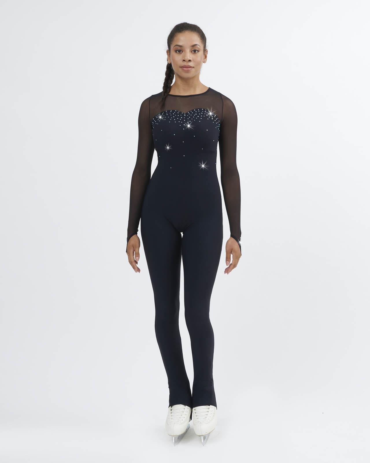 Sagester Kalp Yakalı Buz Pateni Elbise