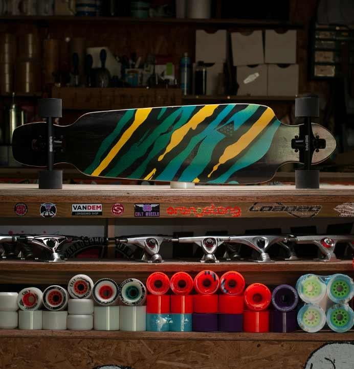 Landyachtz Battle Axe Spectrum Drop Trough Complete 38.2