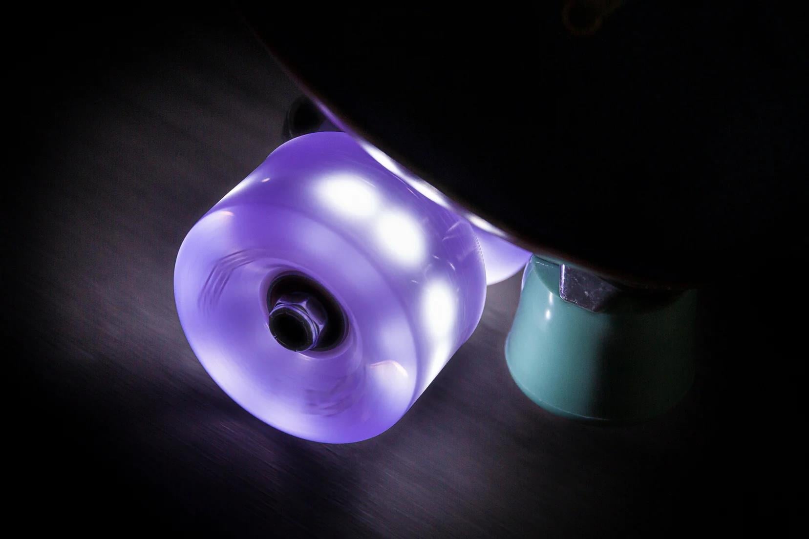 Neons Işıklı LED Tekerlek - Mor